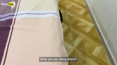 Stepmom's Naughty Stuck Encounter Under the Bed!