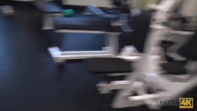 Hot Gym Fuck: Cuckold's GF Gets Nailed for Cash