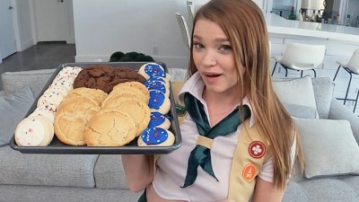 Girl Scout Cookie Tease: Indulging in Forbidden Pleasure