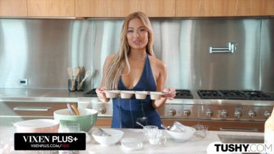 TUSHY Cock-Crazy Goddess Kazumi Goes Airtight & Gets Every Hole Filled